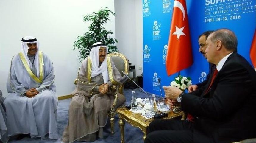 Cumhurbaşkanı Erdoğan, Kuveyt Emiri İle Görüştü