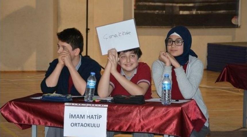 Bafra&rsquo;da Ortaokullar Arası Bilgi Yarışması