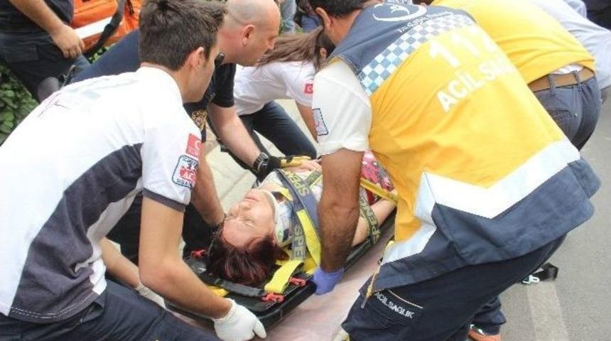 İntihar İ&ccedil;in 6. Kattan Atlayan Kadın &Ccedil;amaşır Teline Takılınca 3. Katın Balkonuna D&uuml;şt&uuml;