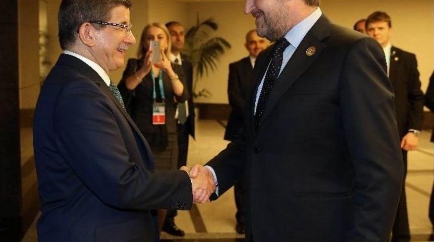 Başbakan Davutoğlu&rsquo;nun, Bakir İzzetbegovi&ccedil; İle G&ouml;r&uuml;şmesi Sona Erdi
