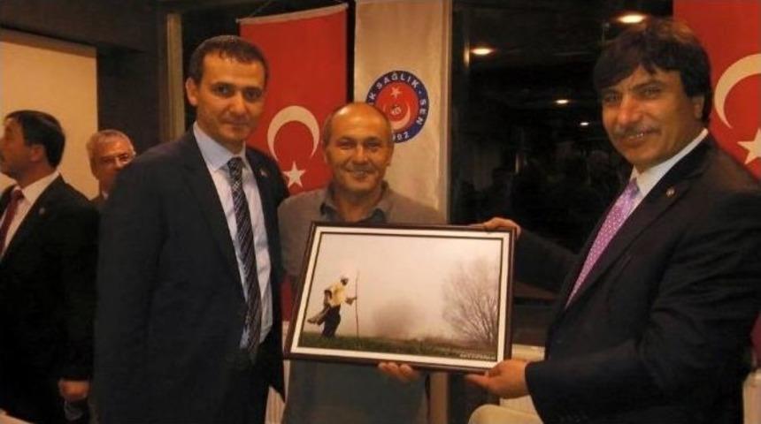 T&uuml;rk Sağlık-sen Genel Başkan Yardımcılarından T&uuml;rk Sağlık-sen Eskişehir Şubesine Ziyaret