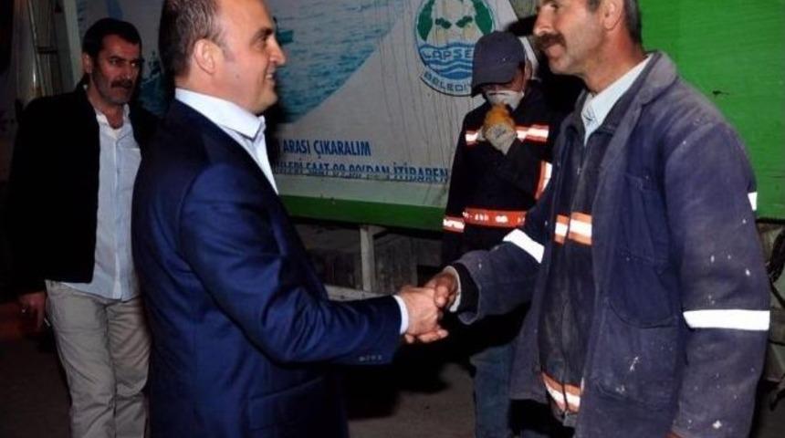 Ak Parti Grup Başkanvekili Turan Lapseki&rsquo;yi Ziyaret Etti