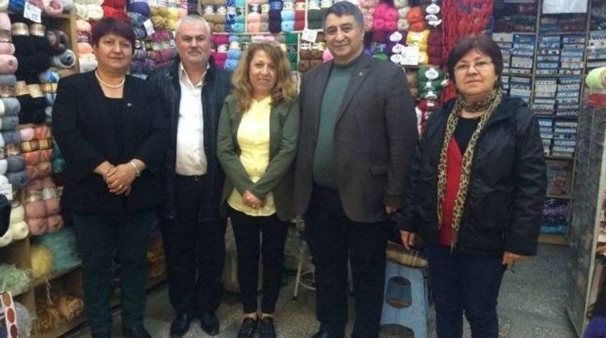 Eskişehir&rsquo;de Mhp Heyetinden Esnaf Ziyareti
