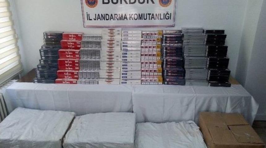 Burdur&rsquo;da 4 Bin 191 Paket Ka&ccedil;ak Sigara Ele Ge&ccedil;irildi