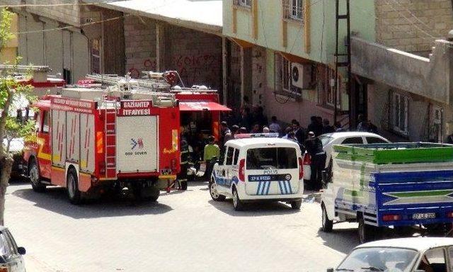 Gaziantep’te Yangında Dumandan Etkilenen Bir Kişi Hastaneye Kaldırıldı