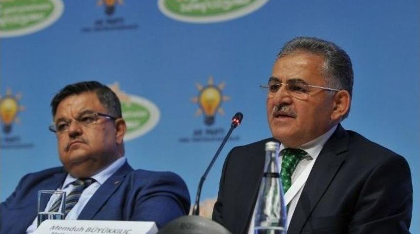 Melikgazi Belediye Başkanı Başkan Memduh B&uuml;y&uuml;kkılı&ccedil;: