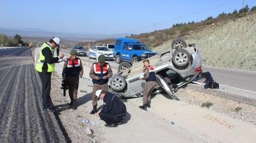 Tavşanlı&rsquo;da Trafik Kazası, 1 Yaralı