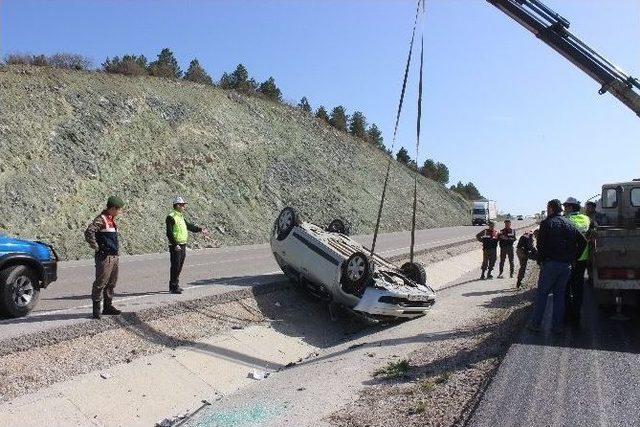 Tavşanlı’da Trafik Kazası, 1 Yaralı