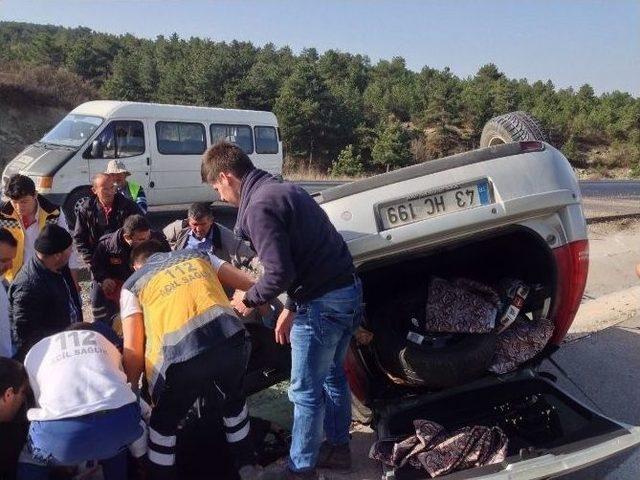 Tavşanlı’da Trafik Kazası, 1 Yaralı