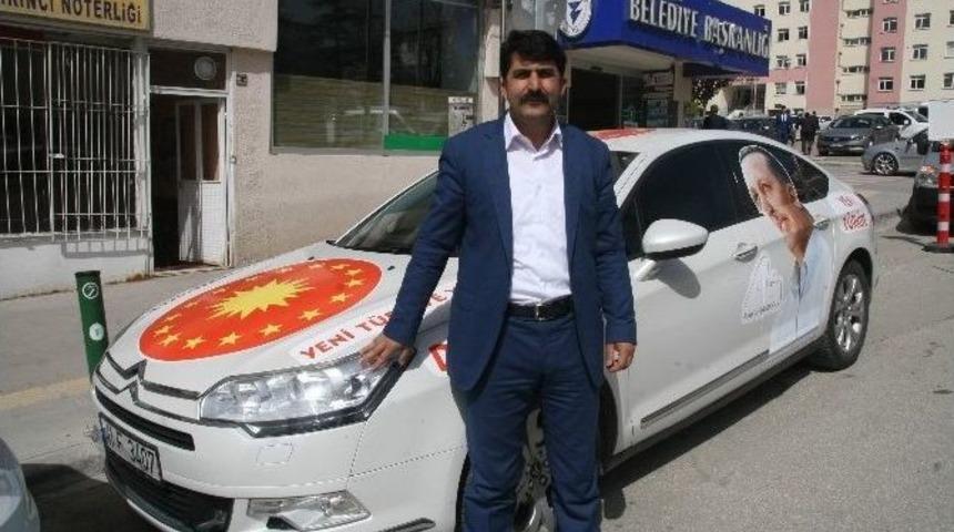 Cumhurbaşkanı Erdoğan&rsquo;a Testek İ&ccedil;in T&uuml;rkiye Turuna &Ccedil;ıkan &Ouml;zavcı Yozgat&rsquo;a Geldi