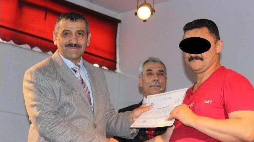 Kahramanmaraş’ta Mahkumlara Sertifika Verildi