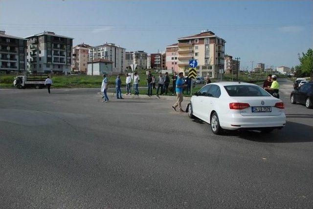 Çorlu`da Kaza: 1 Yaralı 2