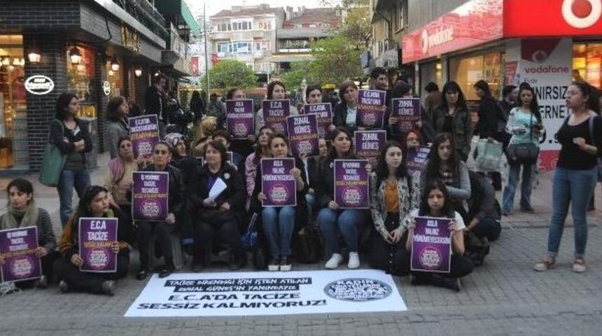 Kadın Cinayetlerini Durduracağız Platformu&rsquo;ndan Oturma Eylemi