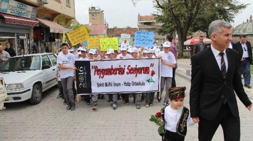 Vezirköprü’de "peygamberimi Seviyorum" Yürüyüşü