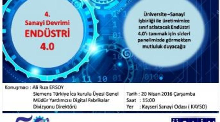 End&uuml;stri 4.0 İle Kayseri &Uuml;retimi Sınıf Atlayacak