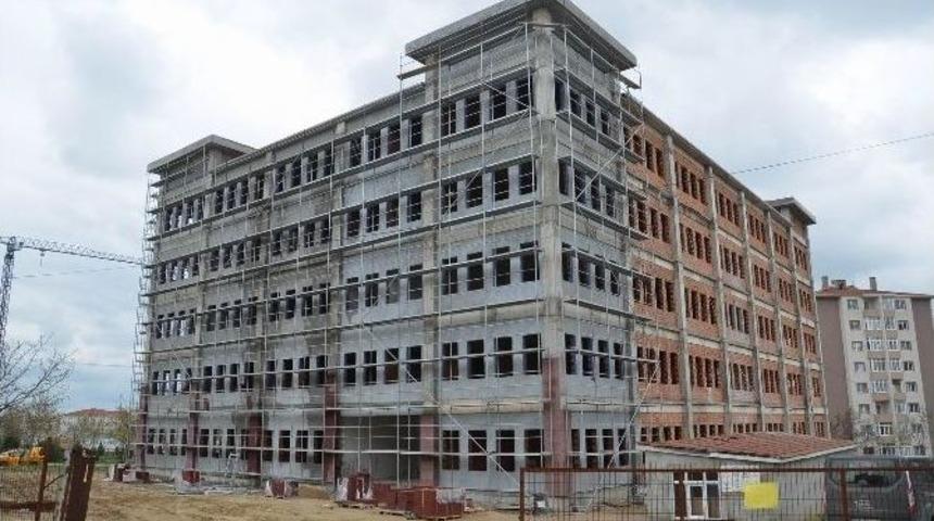 &Ccedil;orlu H&uuml;k&uuml;met Konağı&rsquo;nın Kaba İnşaatı Tamamlandı