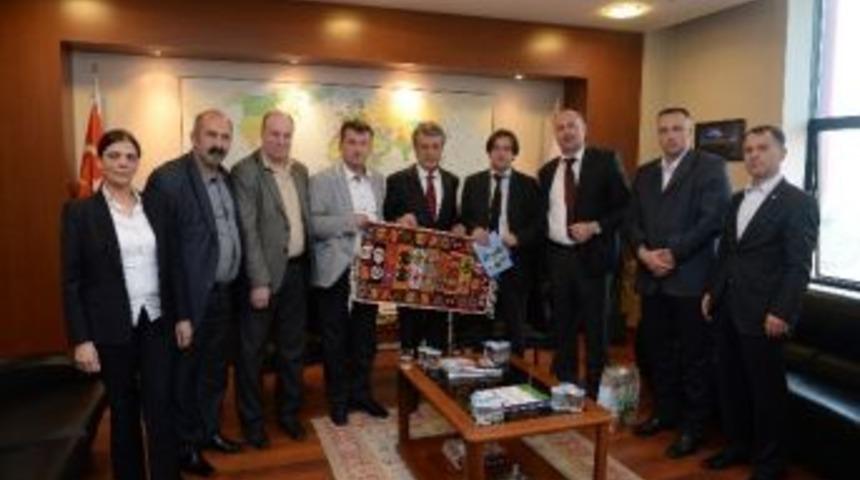 Bosna Podrinje Kantonu Başbakanı Okovi&ccedil;&rsquo;ten Btso&rsquo;ya Ziyaret