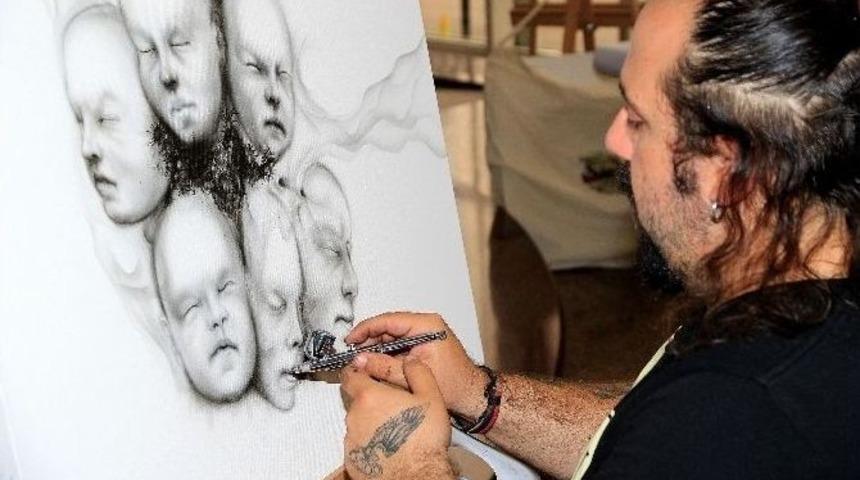 Şiddete Karşı Resim Yaptılar