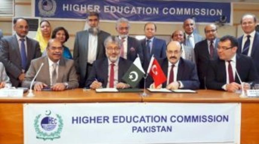 Pakistan İle Y&uuml;ksek&ouml;ğretim Alanında Geniş Kapsamlı İşbirliği Protokol&uuml; İmzalandı