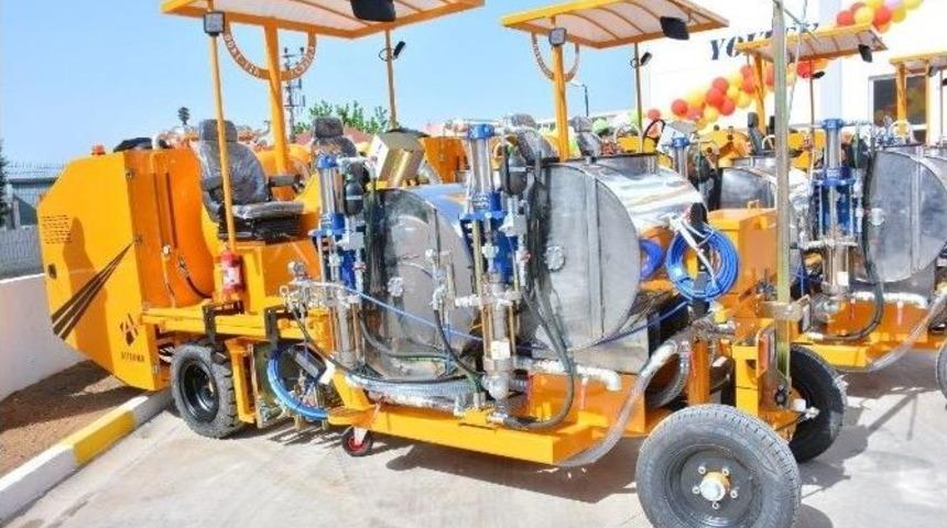 Yol Çizgi Makine Parkurunda İlk Yerli Üretim