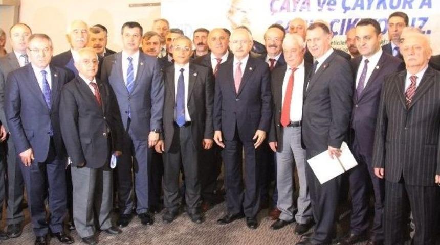 Chp Genel Başkanı Kemal Kılıçdadoğlu Rize’de Stk Temsilcileri İle Bir Araya Geldi