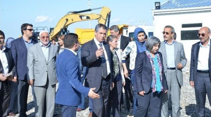 Eş Başkanlar Entegre Katı Atık Y&ouml;netim Tesisi İnşaatını Denetledi