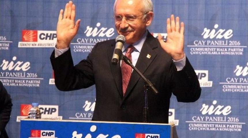 Kılı&ccedil;daroğlu Rize&rsquo;den H&uuml;k&uuml;mete &Ccedil;ağrıda Bulundu
