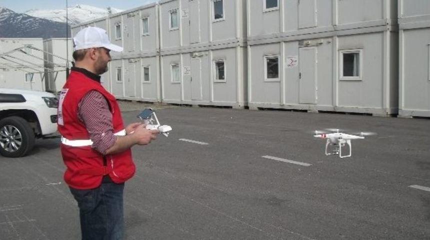 Kızılay Afet Bölgesini “drone” İle İnceleyecek