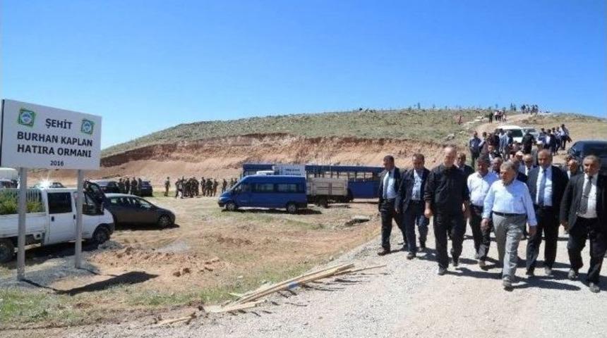 Ağırnaslı Şehidimiz Burhan Kaplan&rsquo;ın İsmi Hatıra Ormanında Yaşatılacak