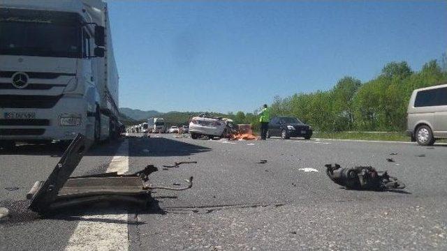 Tem’de Feci Kaza: 1 Ölü, 1 Ağır Yaralı