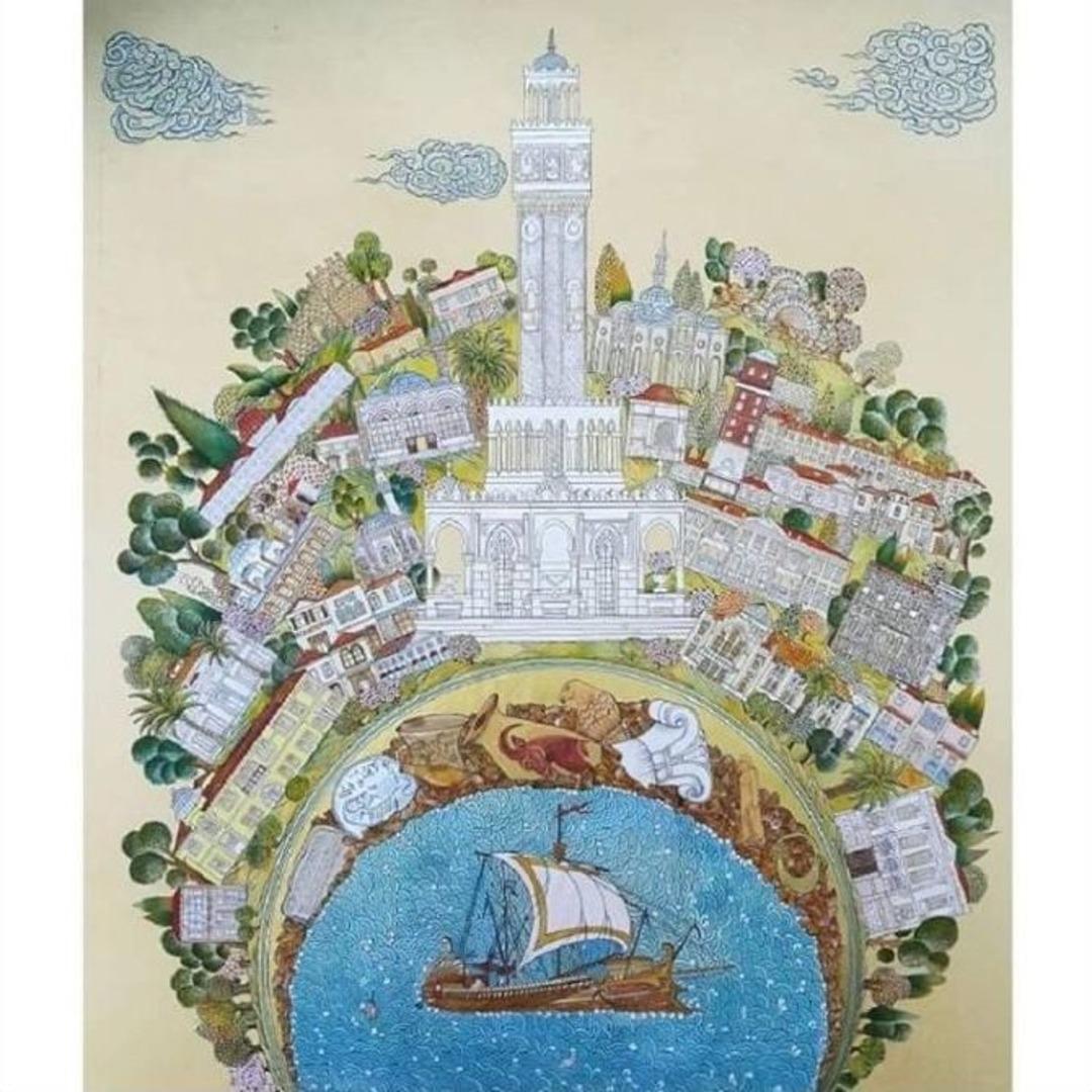 Bodrumlu Sanat&ccedil;ı G&uuml;lşah İkbal Cesur&rsquo;un Eserlerine B&uuml;y&uuml;k İlgi