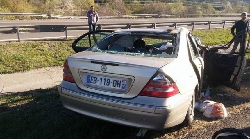 Bolu&rsquo;da Trafik Kazası: 2 Yaralı