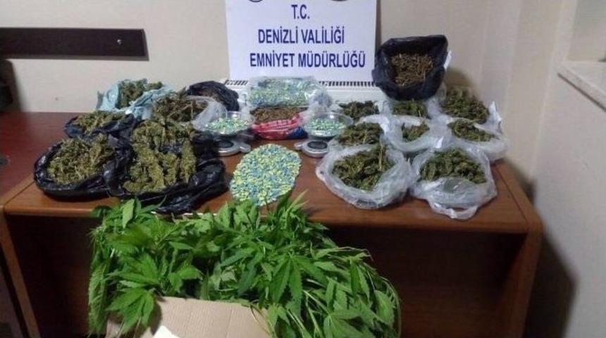 B&uuml;fede 3 Kilogram Esrar Yakalandı