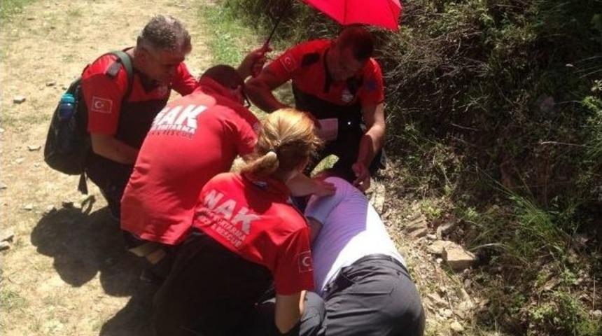 Orman Yolunda Zamanında M&uuml;dahale Hayat Kurtardı