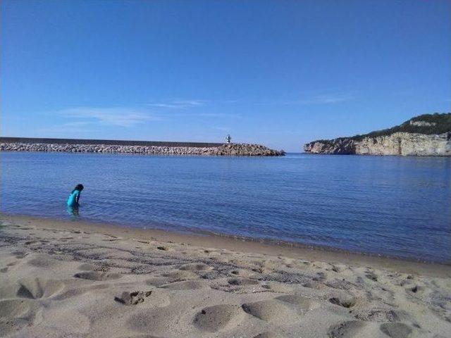 Bartın’da Deniz Sezonu Erken Açıldı