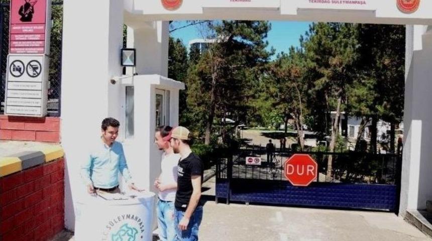Tekirdağlı Gen&ccedil;lere Askere Uğurlama Ş&ouml;leni