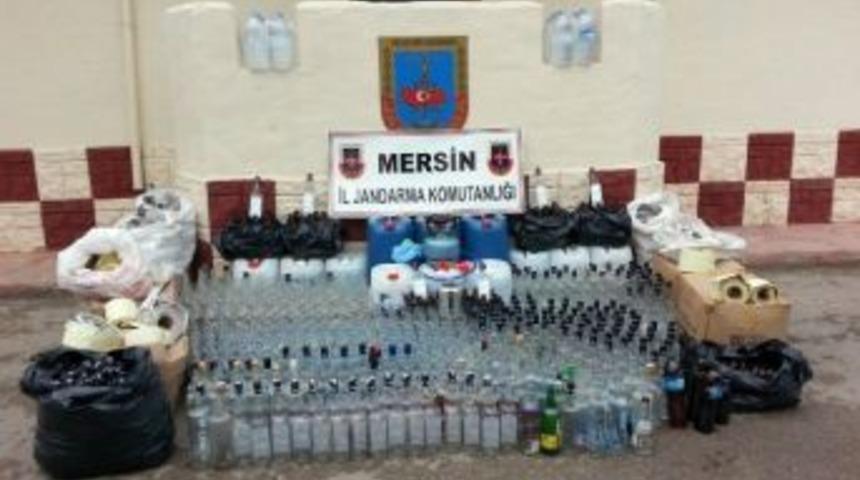 Jandarma Ve Polisten Kızkalesi&rsquo;nde Sahte İ&ccedil;ki Operasyonu