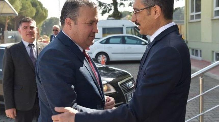 Başkan &Ccedil;er&ccedil;i&rsquo;den Emniyet M&uuml;d&uuml;r&uuml; Bilgi&ccedil;&rsquo;e &rsquo;hayırlı Olsun&rsquo; Ziyareti