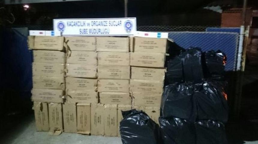 Batman&rsquo;da 42 Bin Paket Ka&ccedil;ak Sigara Ele Ge&ccedil;irildi