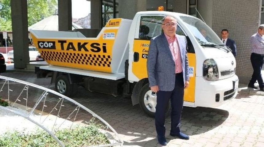 &Ccedil;&ouml;p Taksi Yalovalıların Hizmetine Girdi