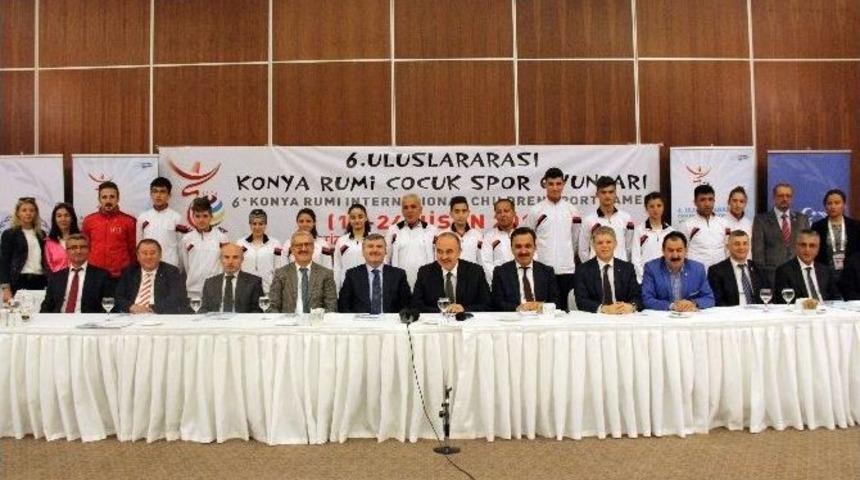 6. Uluslararası Konya Rumi &Ccedil;ocuk Spor Oyunları Başlıyor