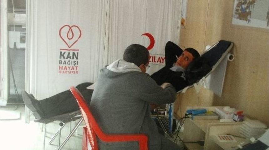 Özalp İlçesinde Kan Bağışı