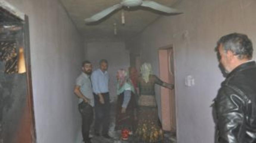 Sason&rsquo;da Yangın Maddi Hasara Neden Oldu