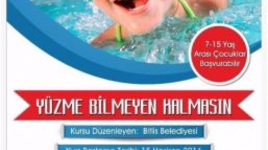 Bitlis Belediyesi&rsquo;nin Y&uuml;zme Kursu Kayıtları Başladı