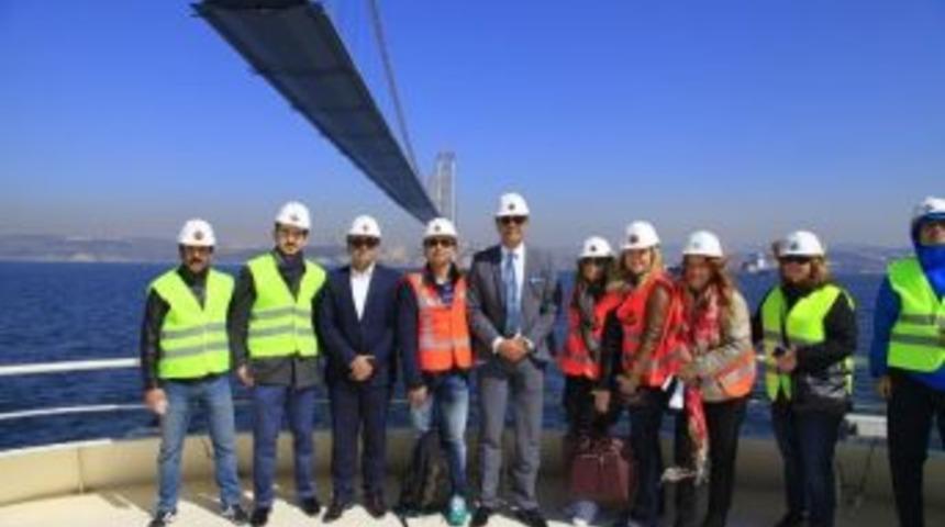 Kartepe Belediyesi Ekibi K&ouml;rfez Ge&ccedil;iş K&ouml;pr&uuml;s&uuml;&rsquo;n&uuml; Gezdi
