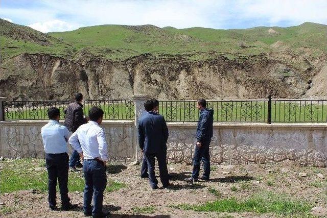 Korkut’taki Heyelan Bölgesi İncelendi