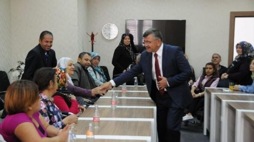 Sakatlar Derneği&rsquo;nden Başkan Akdoğan&rsquo;a Ziyaret