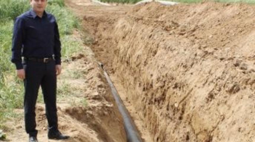 Sulama Projesinde &Ccedil;alışmalar Yeğenli Civarında