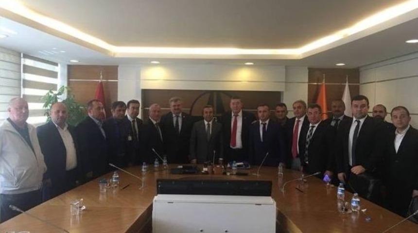 Kdz. Ereğli Ve Alaplı Heyeti Karayolları Genel M&uuml;d&uuml;r&uuml;n&uuml; Ziyaret Etti