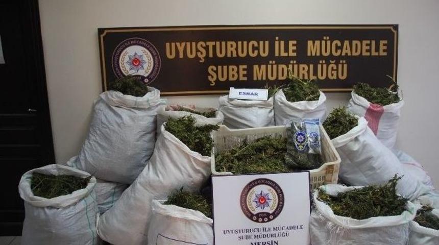 Mersin&rsquo;de Uyuşturucu Operasyonu